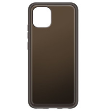 Чохол до мобільного телефона Samsung A03 Soft Clear Cover Black (EF-QA035TBEGRU)