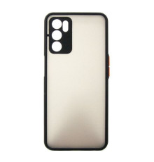Чохол до мобільного телефона Dengos Matte OPPO A16 (black) (DG-TPU-MATT-103)
