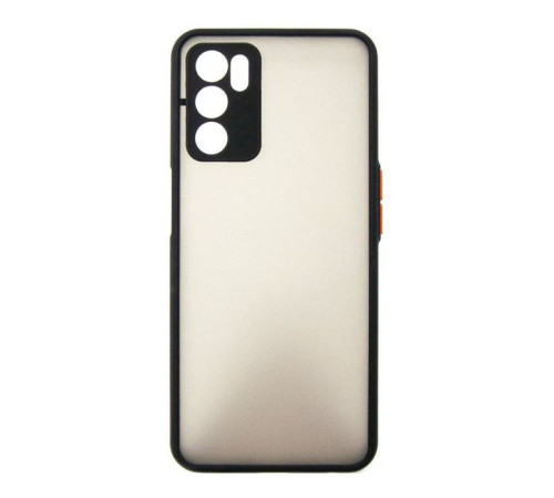 Чохол до мобільного телефона Dengos Matte OPPO A16 (black) (DG-TPU-MATT-103)