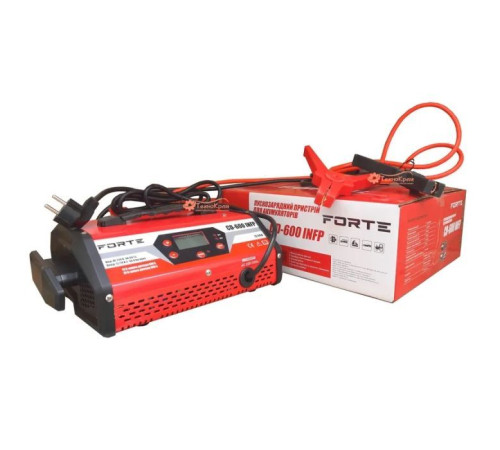 Зарядний пристрій для автомобільного акумулятора Forte CD-600 INFP (113241)