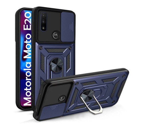 Чохол до мобільного телефона BeCover Military Motorola Moto E20 Blue (707401)