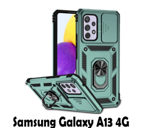 Чохол до мобільного телефона BeCover Military Samsung Galaxy A13 4G SM-A135 Dark Green (707396)
