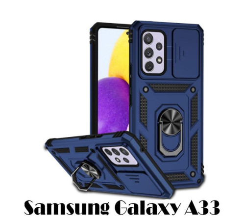 Чохол до мобільного телефона BeCover Military Samsung Galaxy A33 SM-A336 Blue (707384)