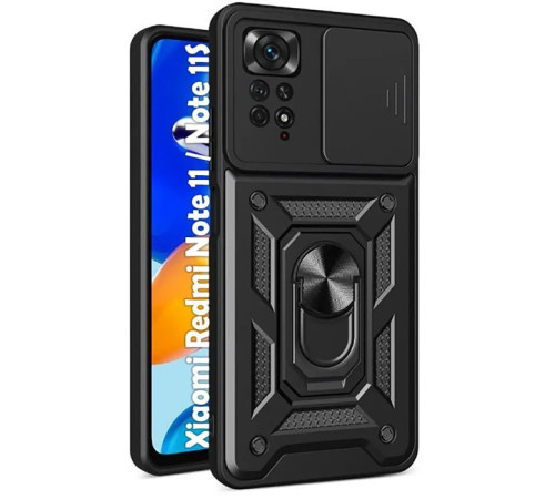 Чохол до мобільного телефона BeCover Military Xiaomi Redmi Note 11 / Note 11S Black (707413)