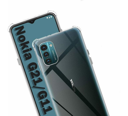 Чохол до мобільного телефона BeCover Anti-Shock Nokia G21 / G11 Clear (707570)