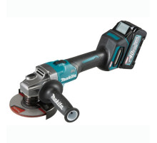 Шліфувальна машина Makita GA008GM201 XGT, 40 V Max, 125мм, BL4040x2, DC40RA, Makpac (GA008GM201)