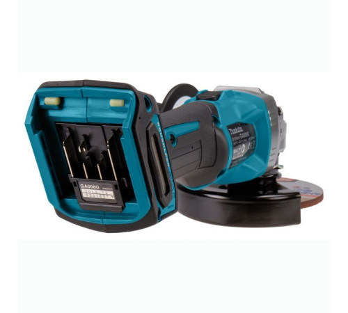 Шліфувальна машина Makita GA008GM201 XGT, 40 V Max, 125мм, BL4040x2, DC40RA, Makpac (GA008GM201)