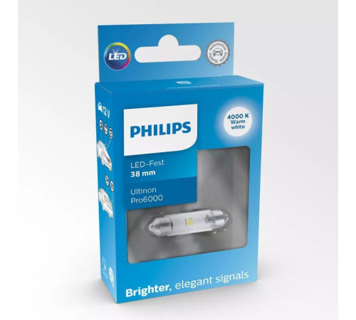 Автолампа Philips 11854WU60X1