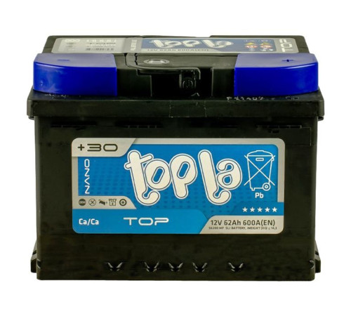 Акумулятор автомобільний Topla 62 Ah/12V TOP Euro (118 662)