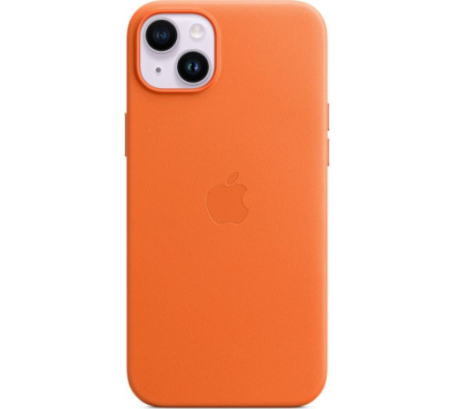 Чохол до мобільного телефона Apple iPhone 14 Plus Leather Case with MagSafe - Orange,Model A2907 (MPPF3ZE/A)