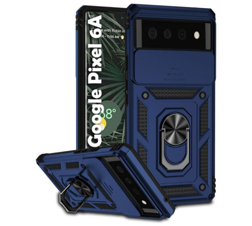 Чохол до мобільного телефона BeCover Military Google Pixel 6A Blue (708825)