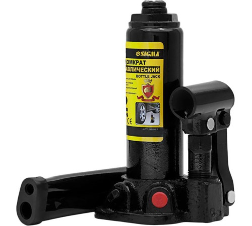 Домкрат Sigma гідравлічний пляшковий 2т, 180-333мм (6101021)