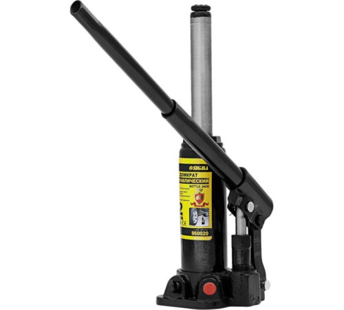 Домкрат Sigma гідравлічний пляшковий 2т, 180-333мм (6101021)