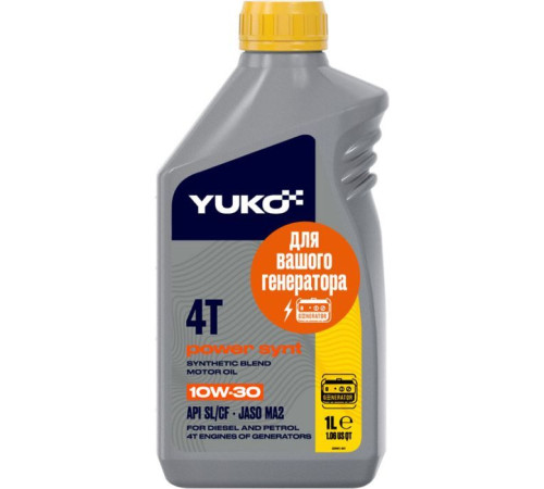 Моторное масло Yuko POWER SYNT 4T 10W-30 1л (4823110402658)
