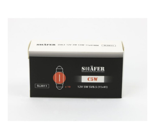 Автолампа SHAFER 12V5WC5WSV8.5 (SL2011)