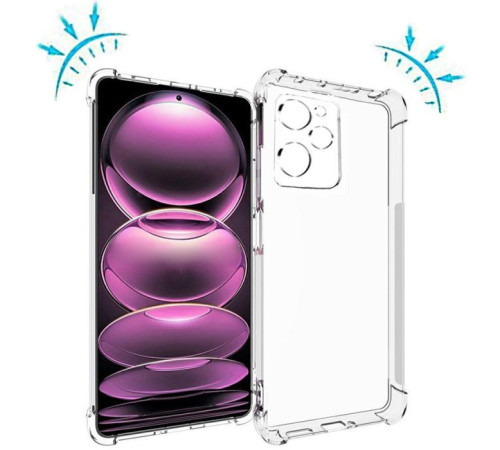 Чохол до мобільного телефона BeCover Anti-Shock Poco X5 Pro 5G Clear (708896)