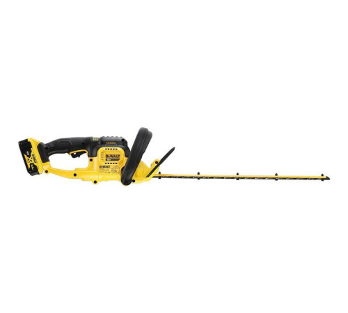 Кусторез DeWALT 18 В, 5Ah, длина ножа 55 см, диаметр веток 25 мм (DCMHT563P1)