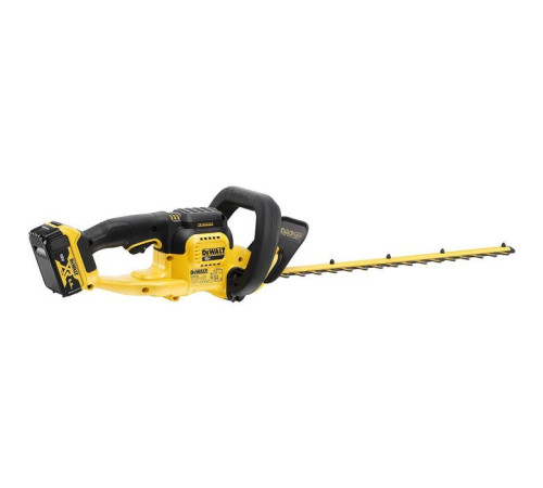 Кусторез DeWALT 18 В, 5Ah, длина ножа 55 см, диаметр веток 25 мм (DCMHT563P1)