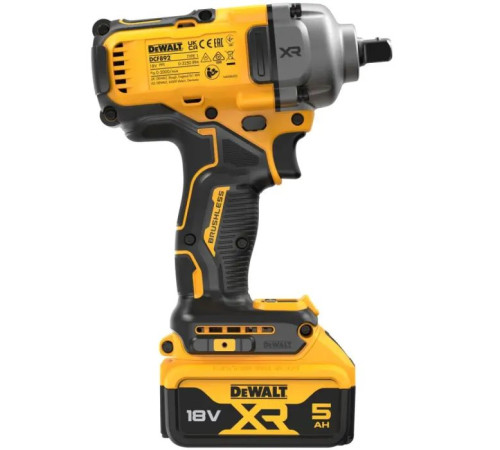 Гайковерт DeWALT ударний 18 В XR Li-lon, 2x5Ah, безщітковий, 812 Нм, TSTAK (DCF892P2T)