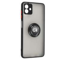 Чохол до мобільного телефона Armorstandart Frosted Matte Ring Samsung A04 (A045) Black (ARM68342)