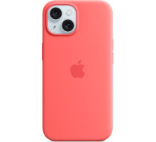 Чехол для мобильного телефона Apple iPhone 15 Silicone Case with MagSafe Guava (MT0V3ZM/A)