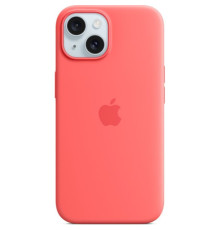 Чохол до мобільного телефона Apple iPhone 15 Silicone Case with MagSafe Guava (MT0V3ZM/A)
