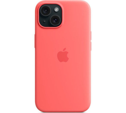 Чохол до мобільного телефона Apple iPhone 15 Silicone Case with MagSafe Guava (MT0V3ZM/A)