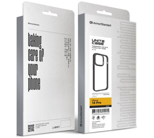 Чохол до мобільного телефона Armorstandart UNIT2 Apple iPhone 14 Pro Black (ARM69944)