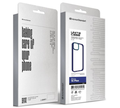 Чохол до мобільного телефона Armorstandart UNIT2 Apple iPhone 15 Plus Blue (ARM69974)