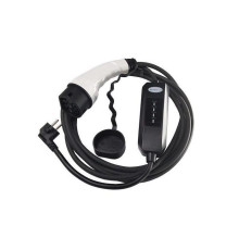 Зарядний пристрій для електромобіля HiSmart Type 2-Schuko (220V), 16A, 3.5кВт, 1-фазный, 5м (EV200764)