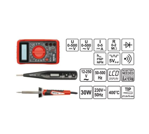 Набор инструментов Yato YT-39009