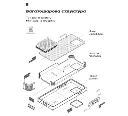 Чохол до мобільного телефона Armorstandart ICON Case Tecno Pova 5 4G Camera cover Lavender (ARM68923)