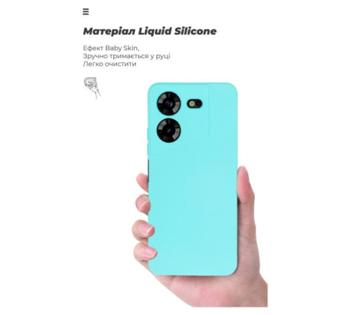 Чохол до мобільного телефона Armorstandart ICON Case Tecno Pova 5 4G Camera cover Light Blue (ARM68921)
