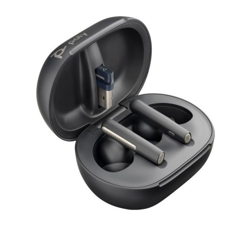 Навушники Poly Voyager Free 60+ Earbuds + BT700A + TSCHC Black (7Y8G3AA)