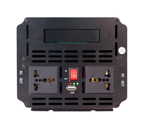 Автомобільний інвертор Choetech 12/220V 800Вт, з функцією ДБЖ, чиста синусоїда (INV-C800WUPS-EU)