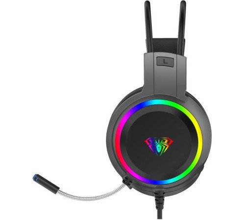 Навушники Aula S608 Wired Gaming Headset 3.5mm*2 + USB Black (6948391235509)