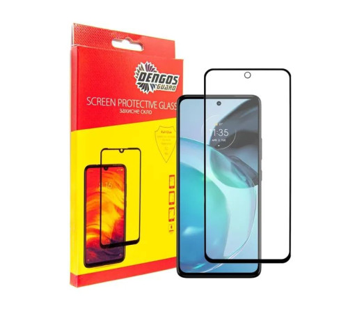 Чохол до мобільного телефона Dengos Kit for Motorola G72 case + glass (Black) (DG-KM-51)