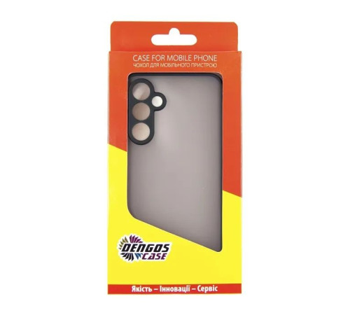 Чохол до мобільного телефона Dengos Kit for Samsung Galaxy A54 case + glass (Black) (DG-KM-26)
