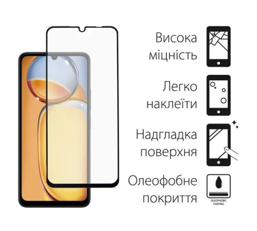 Чохол до мобільного телефона Dengos Kit for Xiaomi Redmi 13C case + glass (Mint) (DG-KM-63)