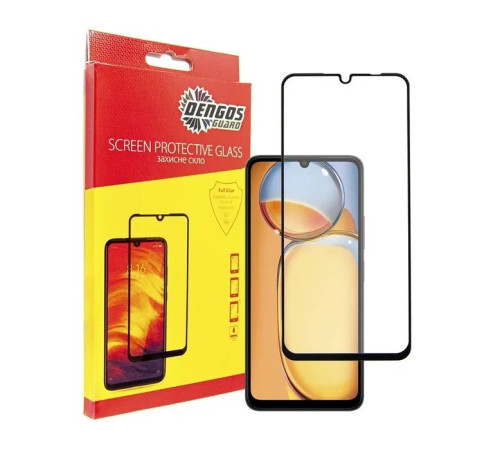 Чохол до мобільного телефона Dengos Kit for Xiaomi Redmi 13C case + glass (Mint) (DG-KM-63)