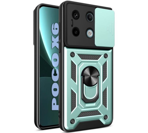 Чохол до мобільного телефона BeCover Military Poco X6 Dark Green (711008)