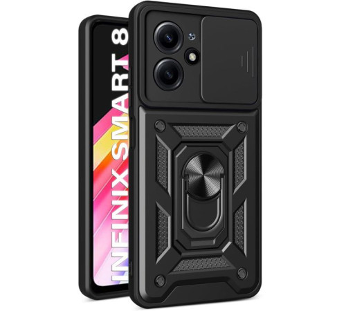 Чохол до мобільного телефона BeCover Military Infinix Smart 8 (X6525) Black (710671)