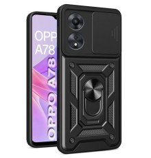 Чохол до мобільного телефона BeCover Military Oppo A78 4G Black (710711)