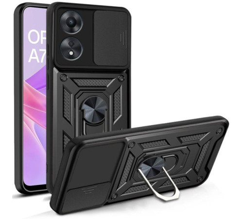 Чохол до мобільного телефона BeCover Military Oppo A78 4G Black (710711)