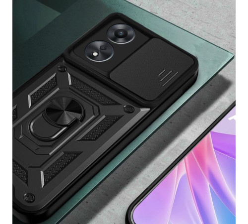 Чохол до мобільного телефона BeCover Military Oppo A78 4G Black (710711)