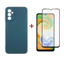 Чохол до мобільного телефона Dengos Samsung Galaxy A04s Case + Glass (Green) (DG-KM-78)