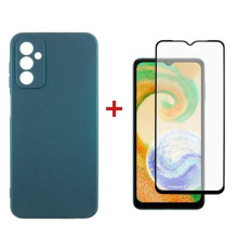 Чохол до мобільного телефона Dengos Samsung Galaxy A04s Case + Glass (Green) (DG-KM-78)
