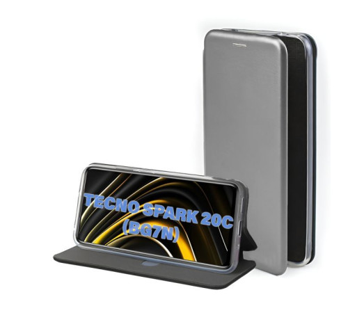 Чохол до мобільного телефона BeCover Exclusive Tecno Spark 20C (BG7n) Gray (711250)