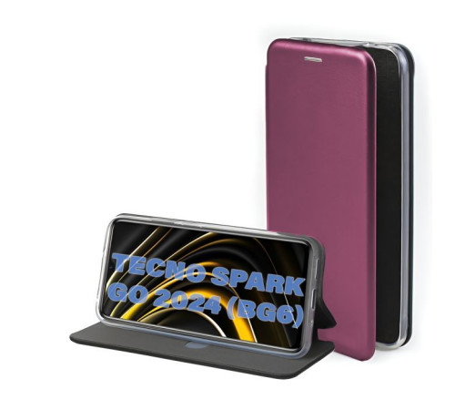 Чохол до мобільного телефона BeCover Exclusive Tecno Spark Go 2024 (BG6) Burgundy (711253)