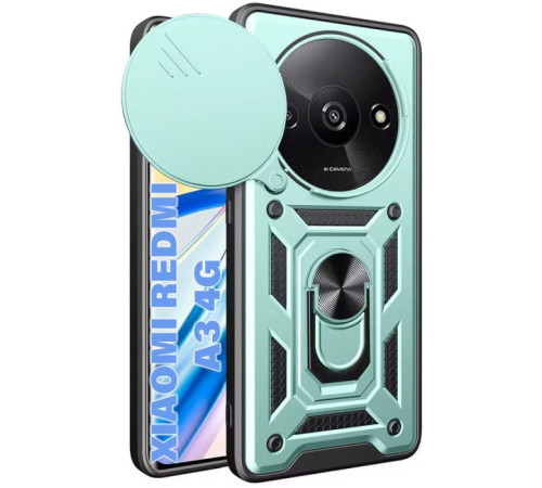 Чохол до мобільного телефона BeCover Military Xiaomi Redmi A3 4G Dark Green (711321)